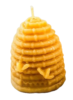 Large Skep 100% Pure Beeswax Beehive Candle - Candle for Natural Decor and Gifts | 1 | 6 | 12 | 25