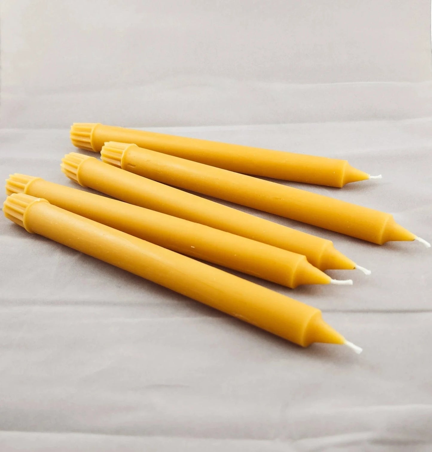 Taper Candles 100% Pure Beeswax Natural Candles for Elegant Home Decor and Special Occasions | 2 | 12